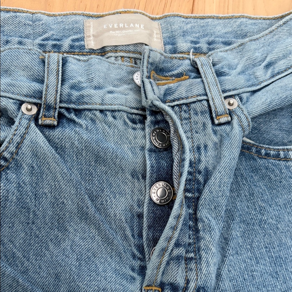 Everlane Blue Cheeky Jean - Picture 6 of 7
